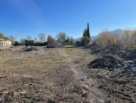 Land For Sale In Dalyan Gülpınar On The Main Road 9,037M2