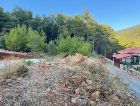 Land For Sale In Ekincik With Sea View 420M2 Zoned