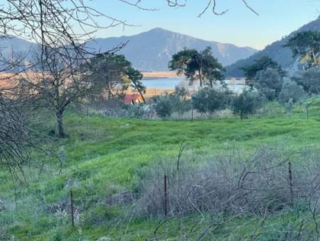 Çandır'sa Land For Sale With Sea And Lake View 545M2