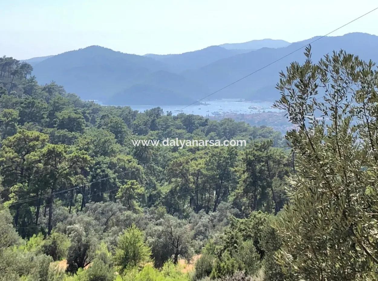 Göcek'de Satılık Arsa Göcekde Turizm İmarlı Deniz Manzaralı Satılık Arsa